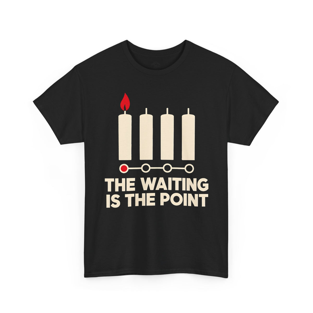 The Waiting Is the Point Advent T-shirt – Donkey Talk graphic tee
