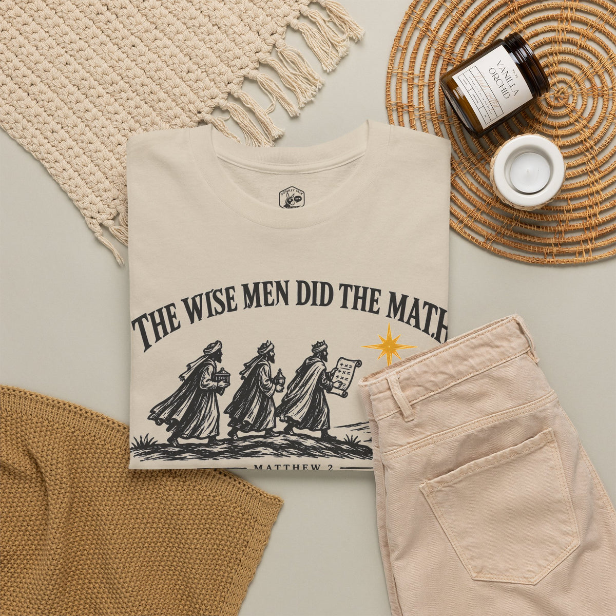 The Wise Men Did the Math T-shirt – Donkey Talk graphic tee