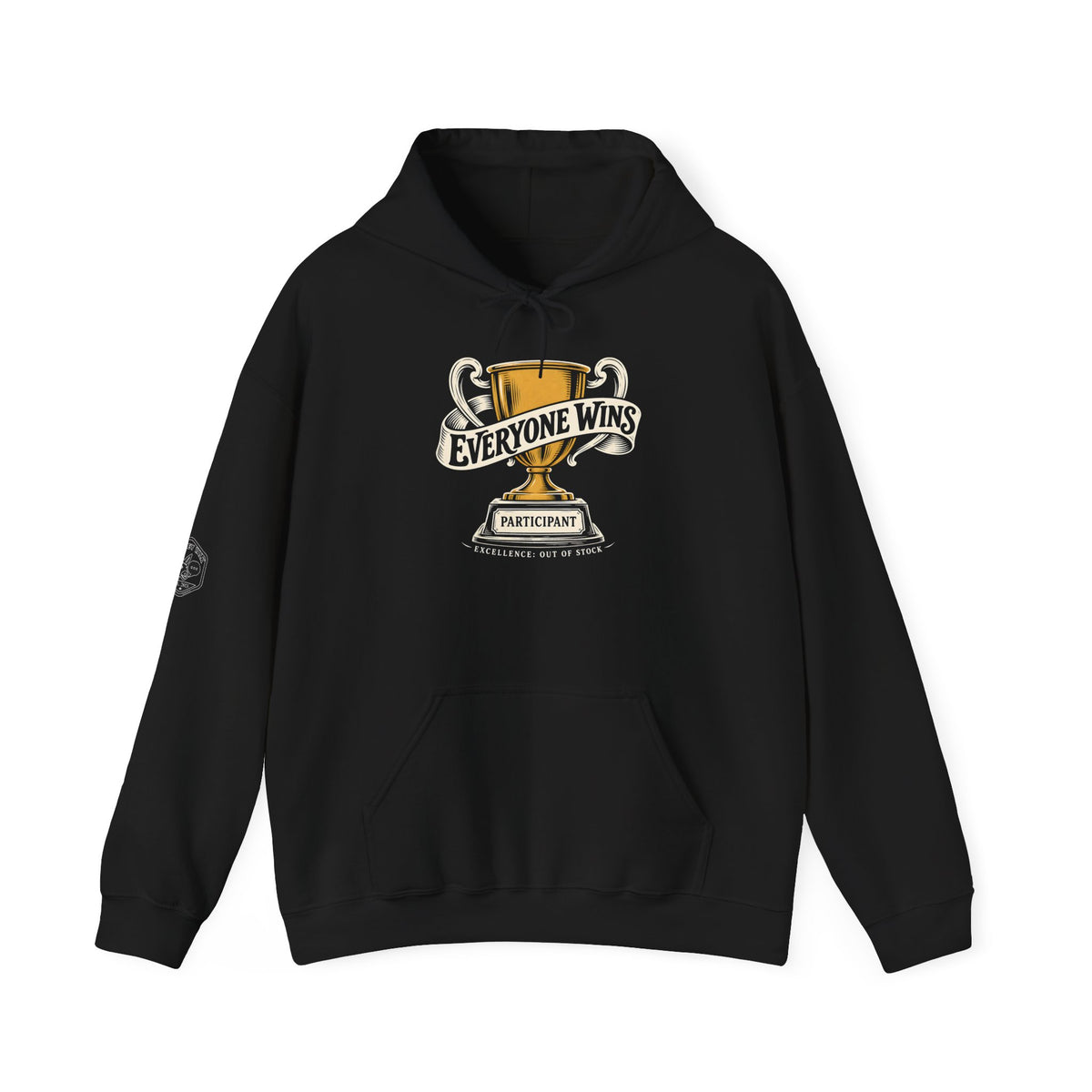Everyone Wins: Participant Trophy Hoodie | Funny Philosophy Hoodie