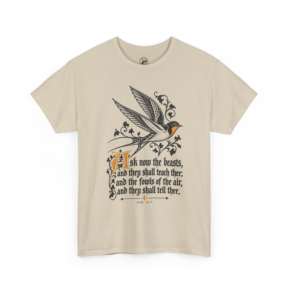 Swallow Bestiary T-shirt – Donkey Talk graphic tee