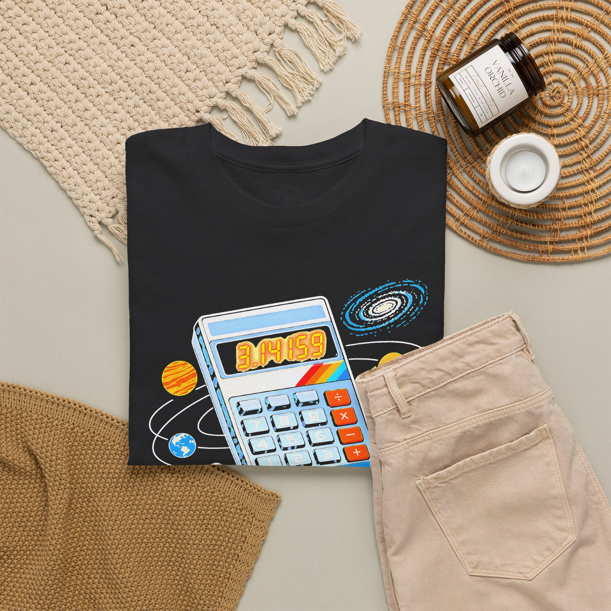Galileo Book of Nature Calculator T-shirt – Donkey Talk graphic tee