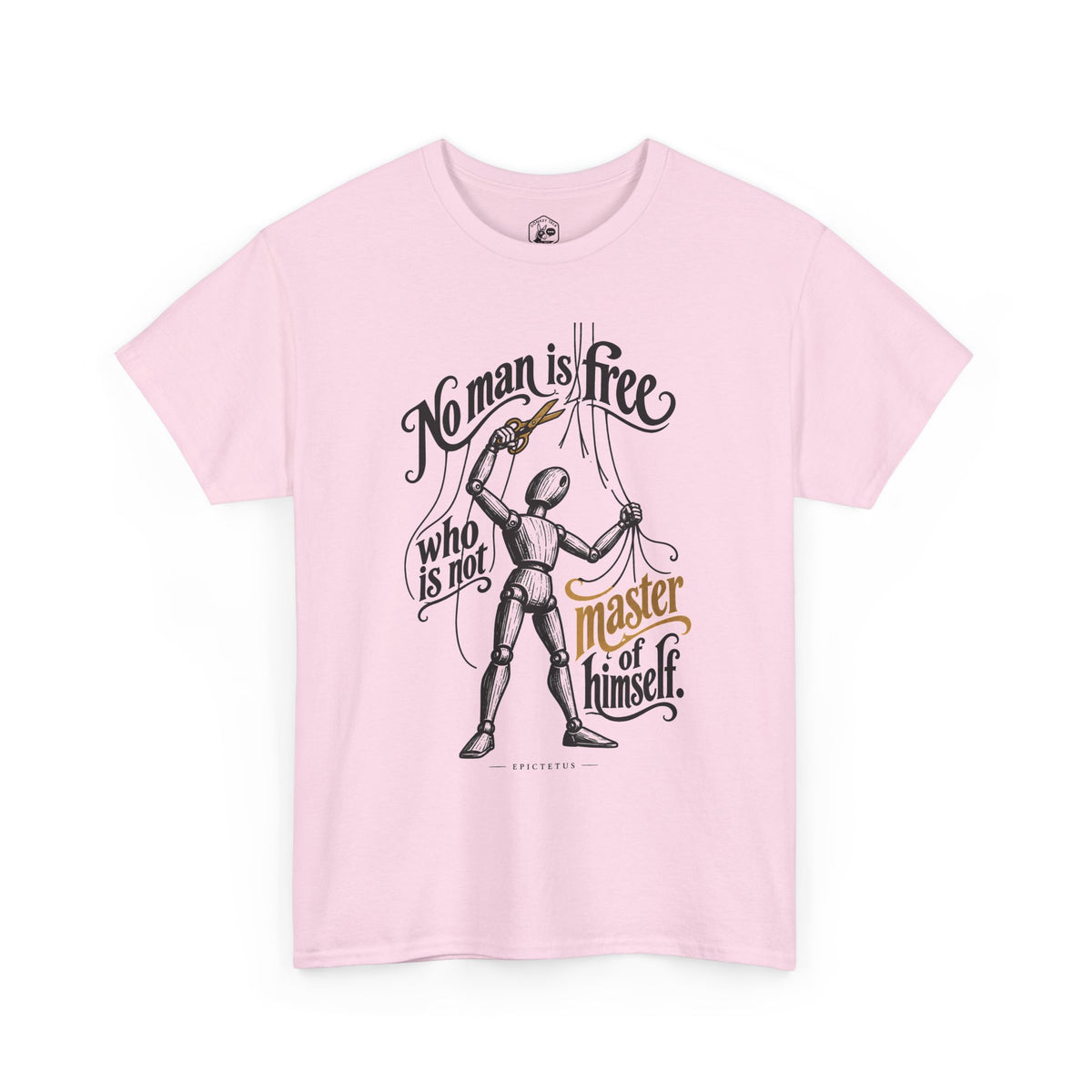 No Man Is Free Who Is Not Master of Himself T-shirt – Donkey Talk graphic tee