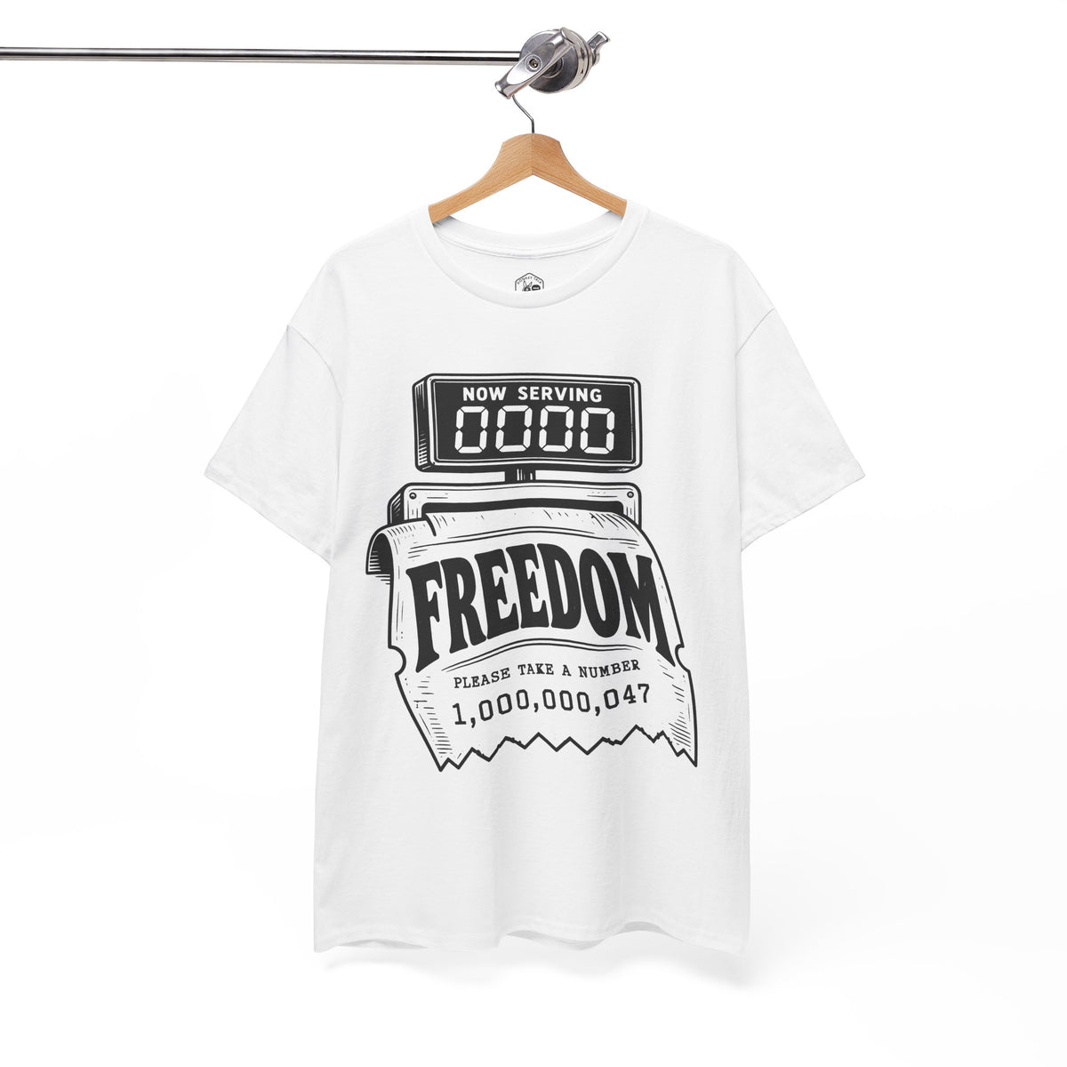 Freedom: Please Take a Number T-shirt – Donkey Talk graphic tee