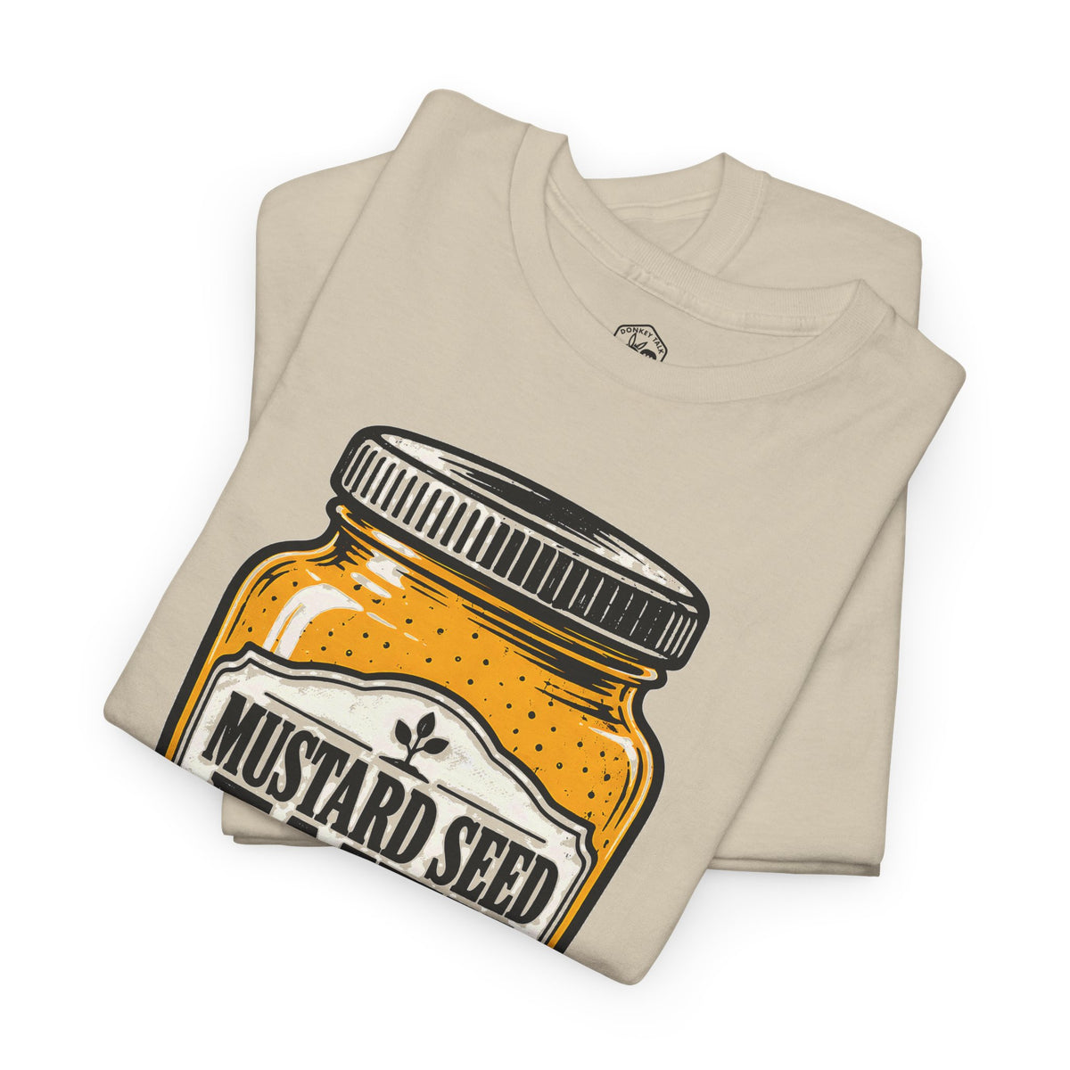 Mustard Seed Faith Small But Mighty T-shirt – Donkey Talk graphic tee