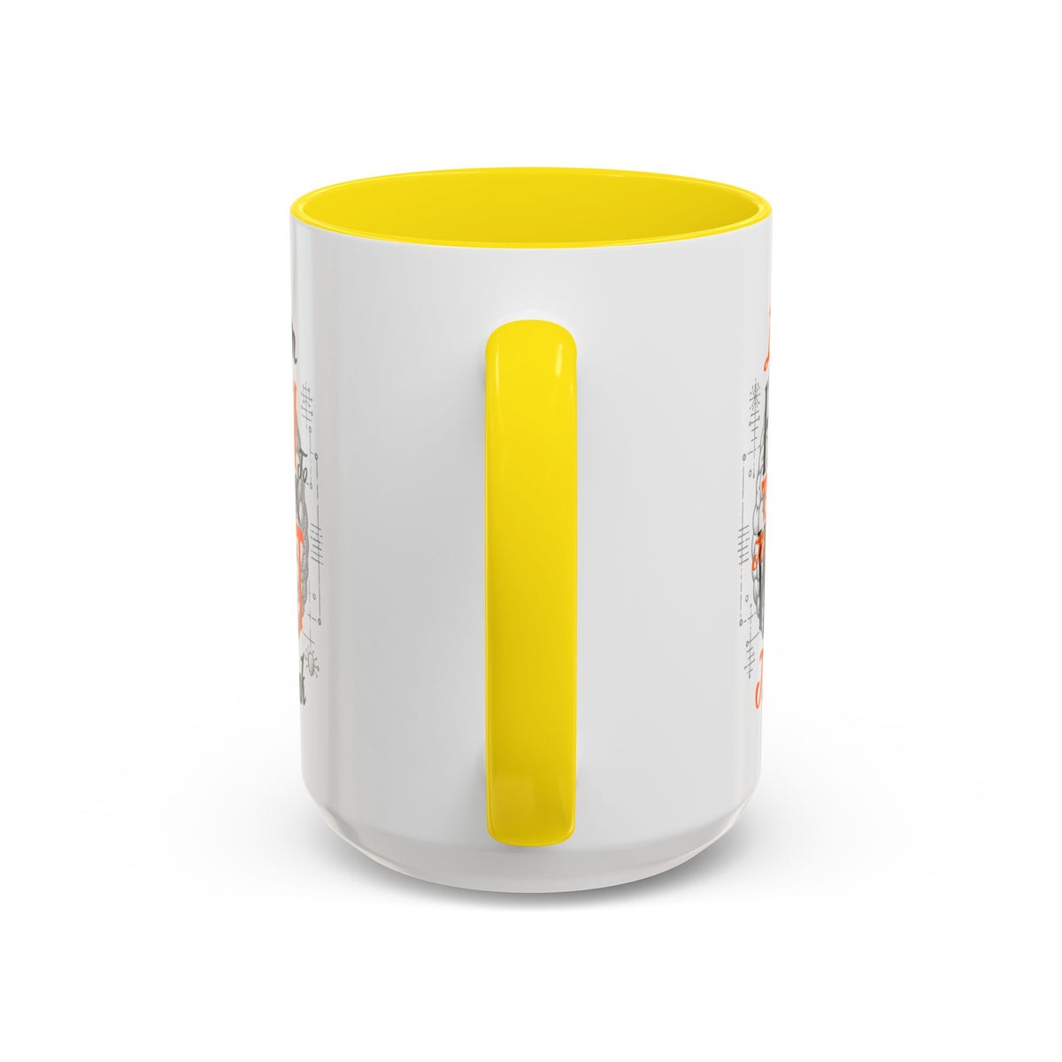 Accent Coffee Mug - "Learn How to Think, Not What to Think" Inspirational Quote Mug