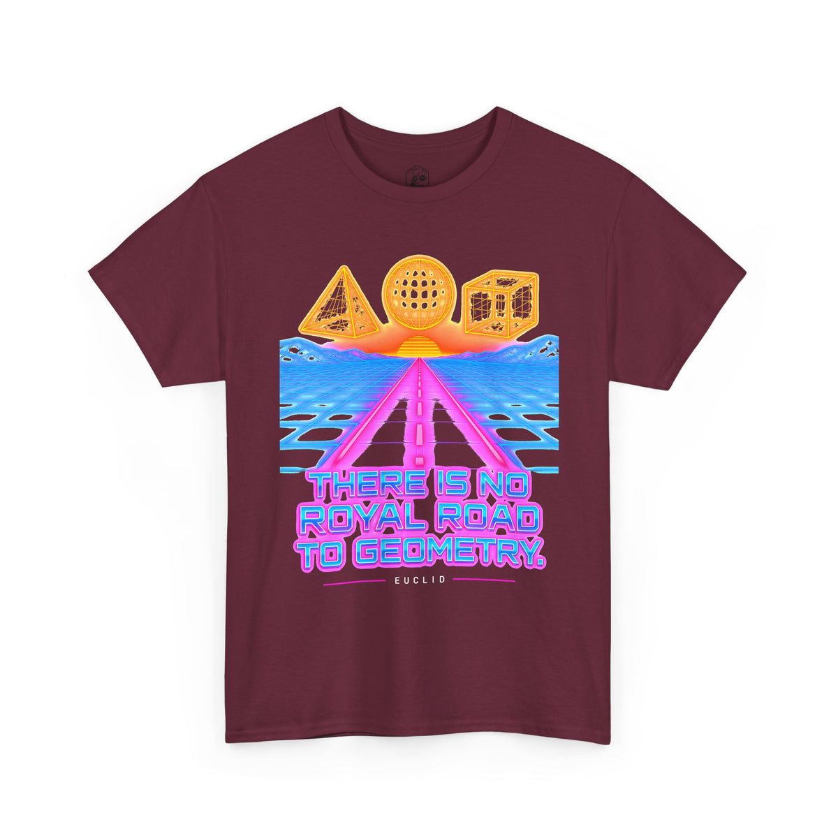 No Royal Road to Geometry Wireframe T-shirt – Donkey Talk graphic tee