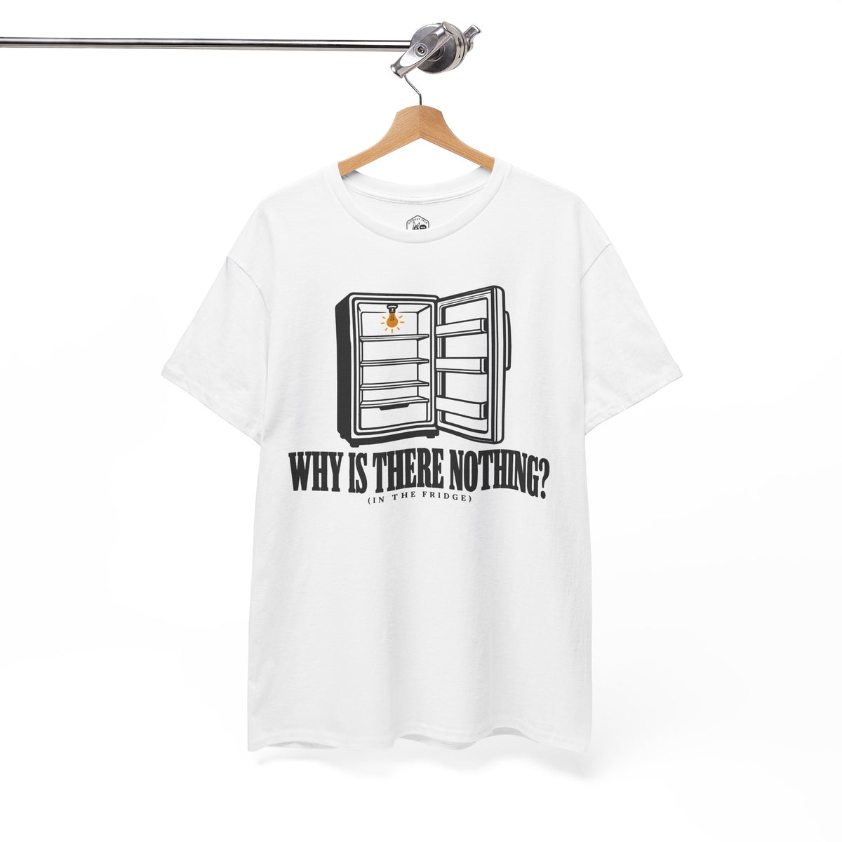Why Is There Nothing in the Fridge T-shirt – Donkey Talk graphic tee