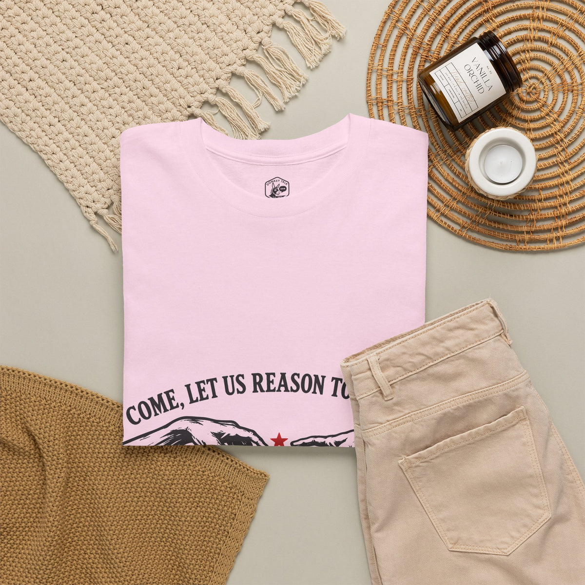 Come, Let Us Reason Together T-Shirt | Isaiah 1:18 Christian Graphic Tee