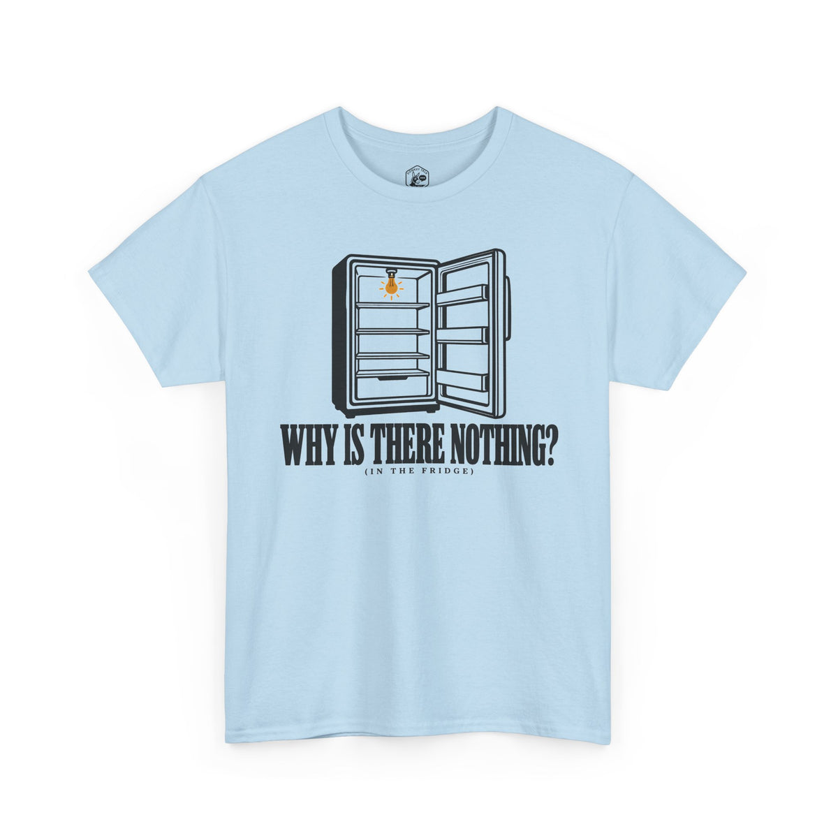 Why Is There Nothing in the Fridge T-shirt – Donkey Talk graphic tee