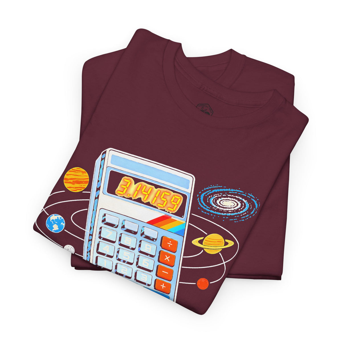 Galileo Book of Nature Calculator T-shirt – Donkey Talk graphic tee