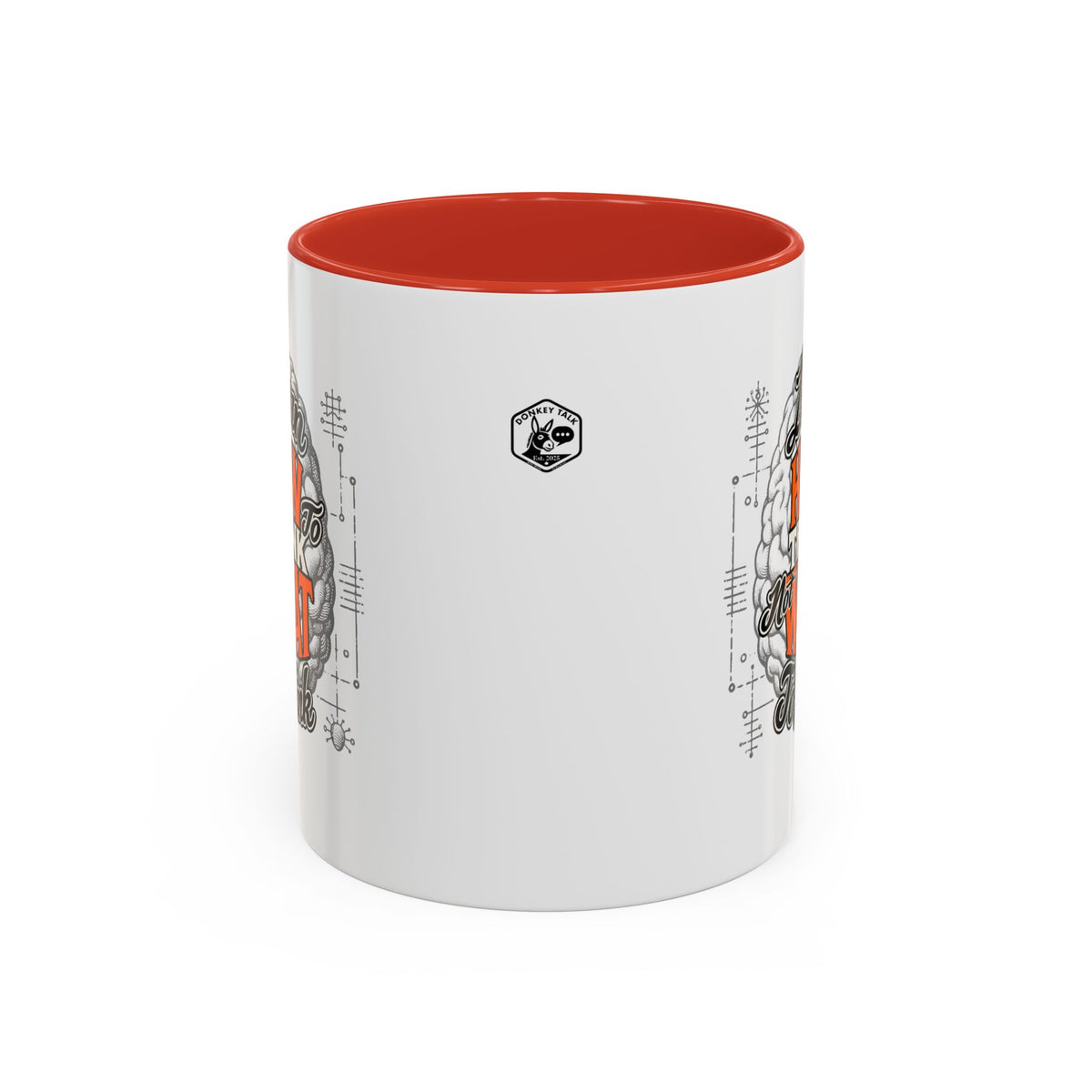 Taza de café con acento: "Aprende a pensar, no qué pensar", taza con frase inspiradora