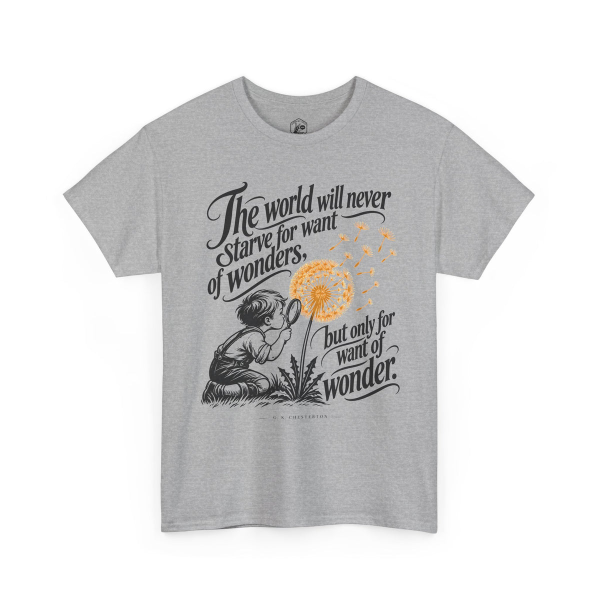 Chesterton Wonder Bloom T-shirt – Donkey Talk graphic tee