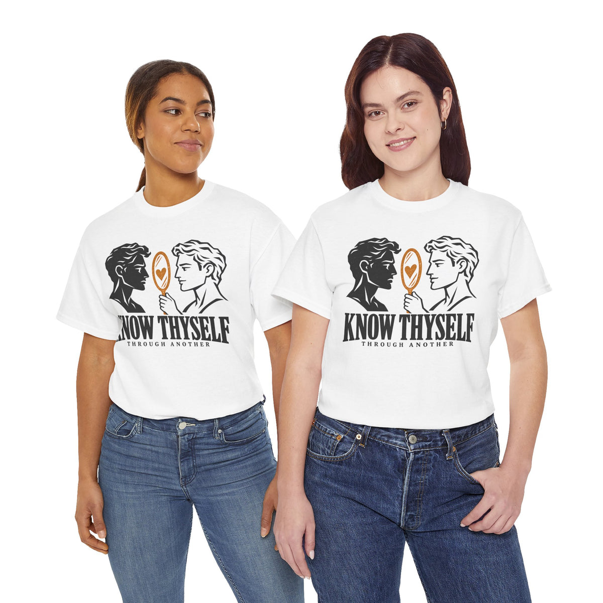 Know Thyself Through Another T-shirt – Donkey Talk graphic tee