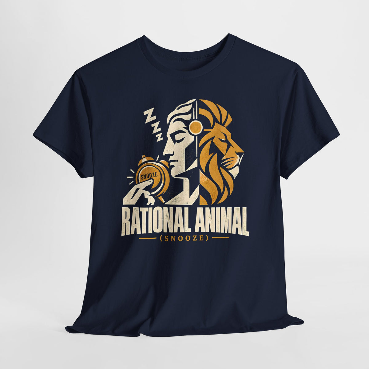 Rational Animal Snooze T-shirt – Donkey Talk graphic tee