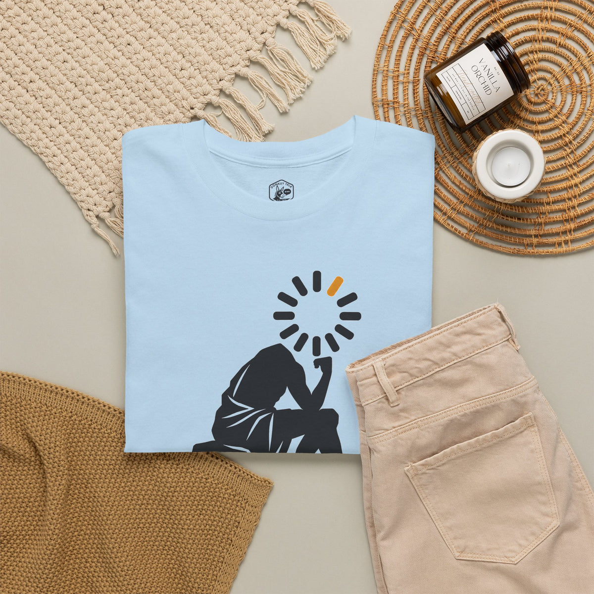 Buffering Plato's Cave T-shirt – Donkey Talk graphic tee