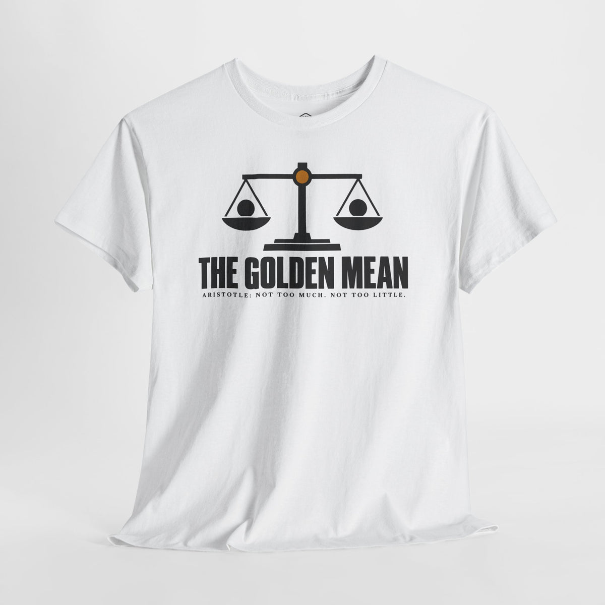 The Golden Mean Aristotle T-shirt – Donkey Talk graphic tee