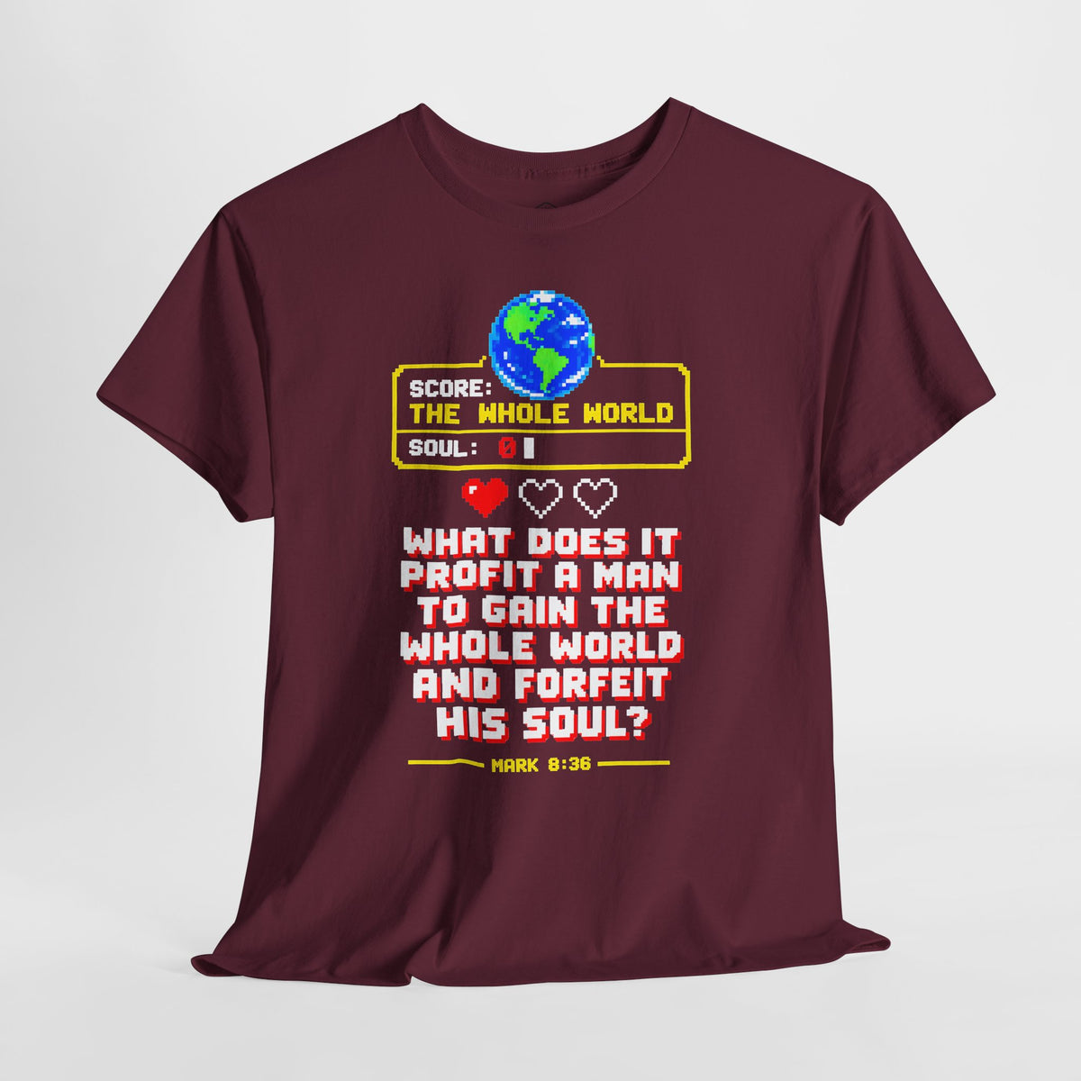 Gain the World Arcade High Score T-shirt – Donkey Talk graphic tee