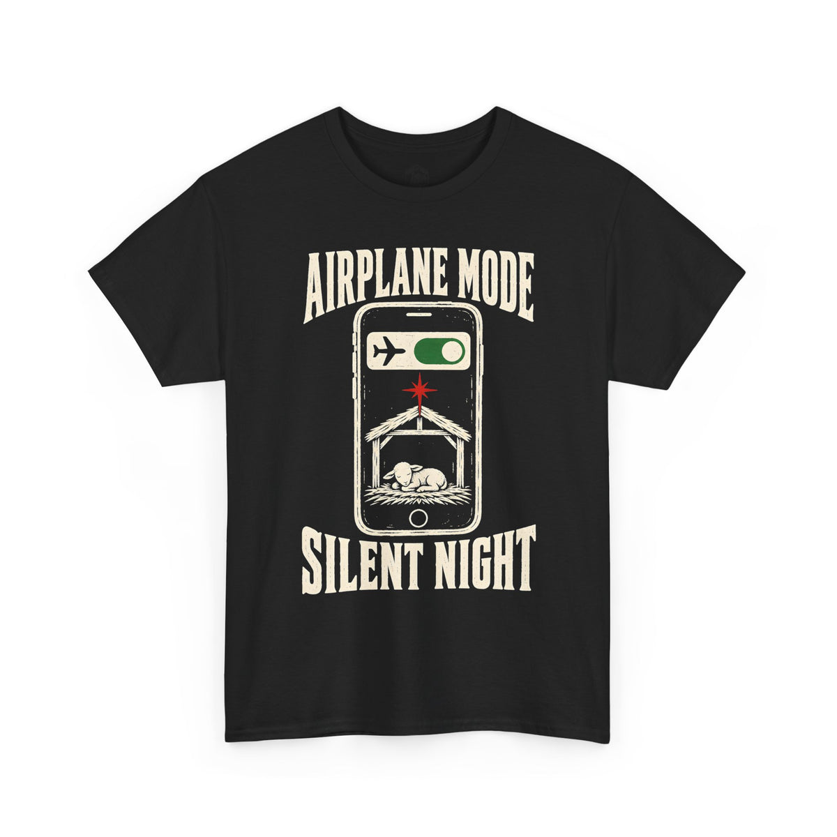 Airplane Mode Silent Night T-shirt – Donkey Talk graphic tee