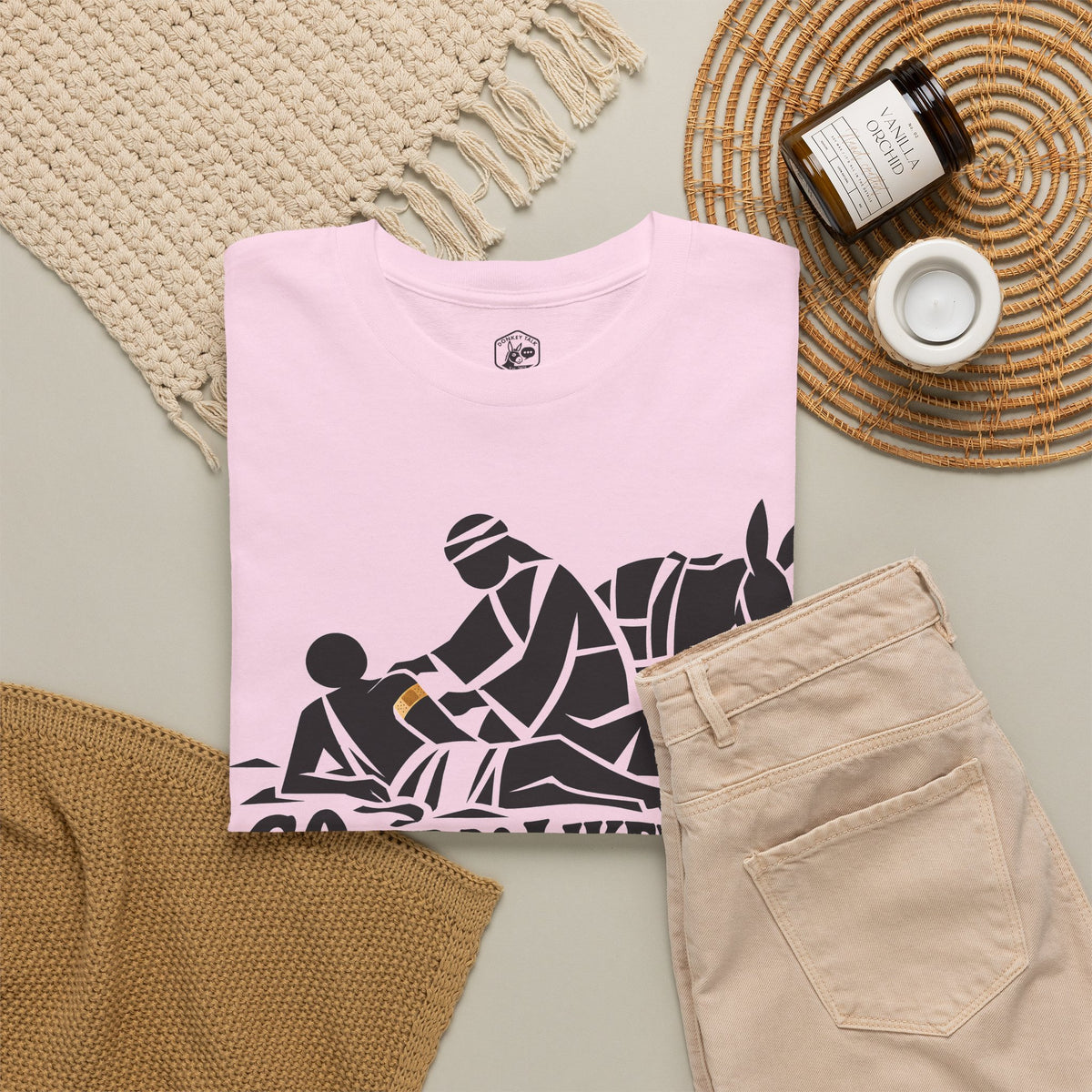 Go and Do Likewise Woodcut T-shirt – Donkey Talk graphic tee