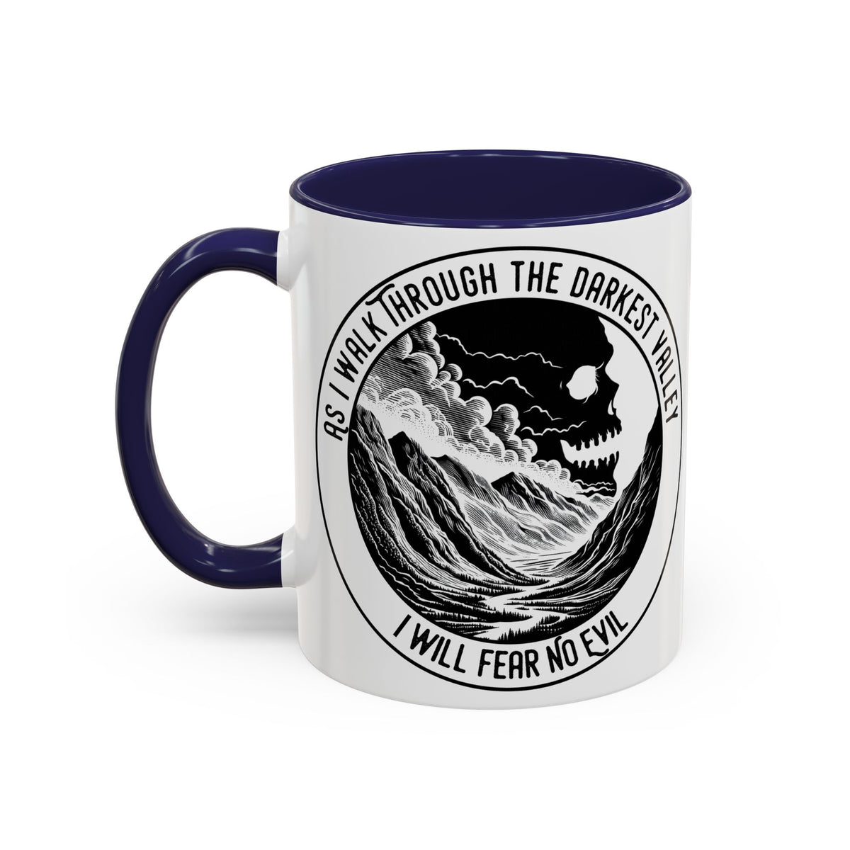 Skull Valley Fear No Evil coffee mug – Donkey Talk ceramic mug