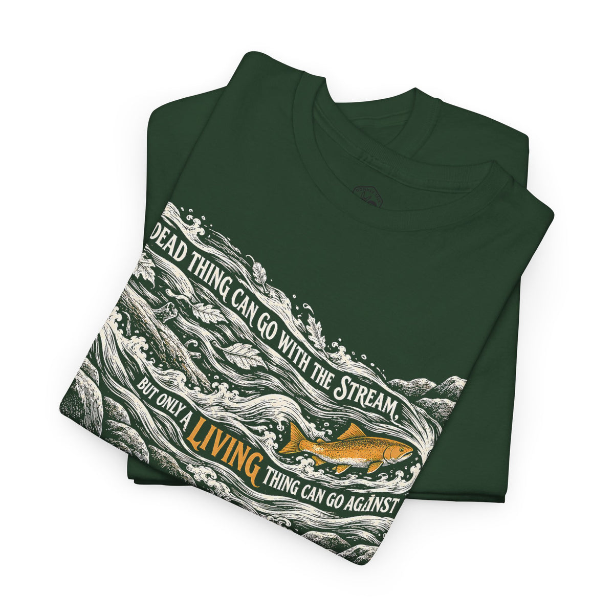 Chesterton Rapids Go Against the Stream T-shirt – Donkey Talk graphic tee