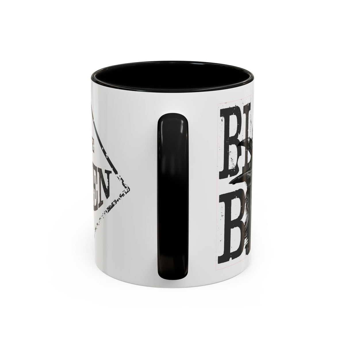The Raven accent coffee mug – Donkey Talk ceramic mug