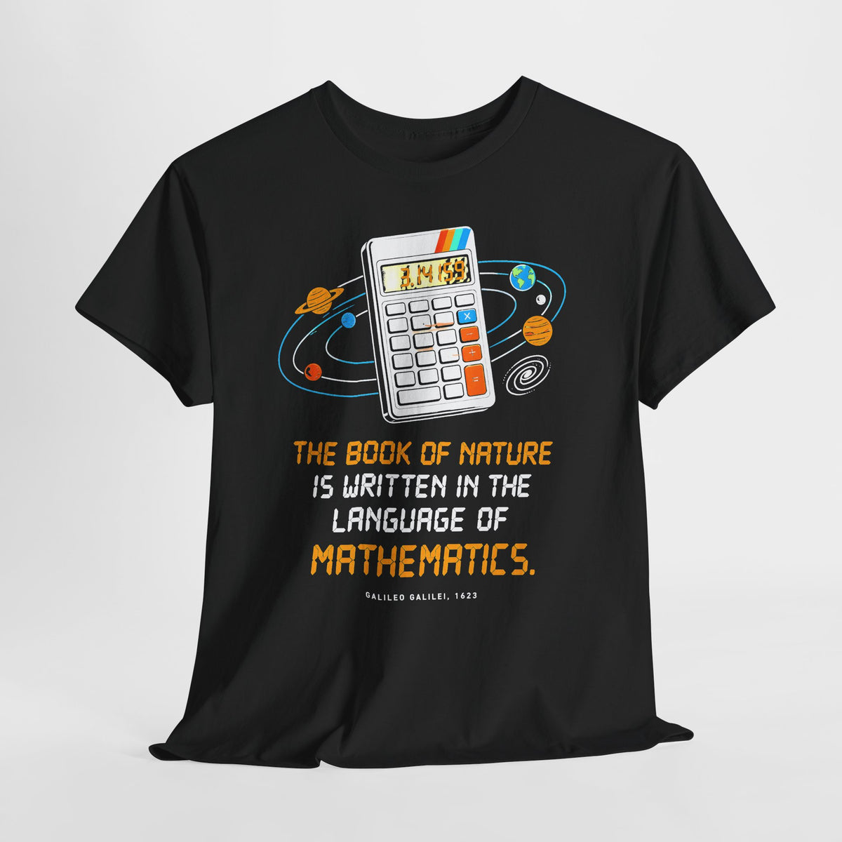 Galileo Language of Mathematics T-shirt – Donkey Talk graphic tee