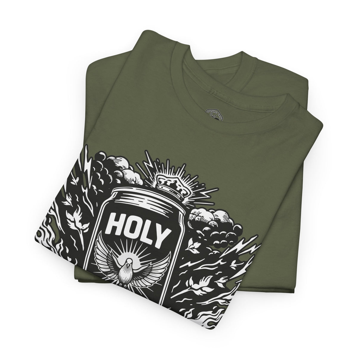 Holy Spirit Energy Acts 1:8 Christian graphic tee – Donkey Talk