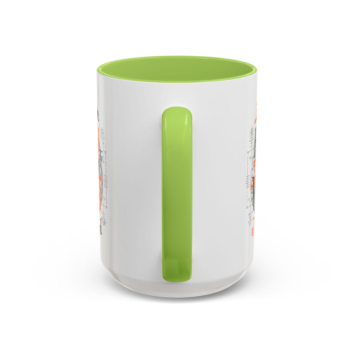 Accent Coffee Mug - "Learn How to Think, Not What to Think" Inspirational Quote Mug