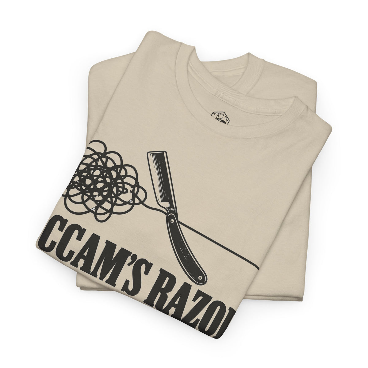 Occam's Razor Tangle T-shirt – Donkey Talk graphic tee