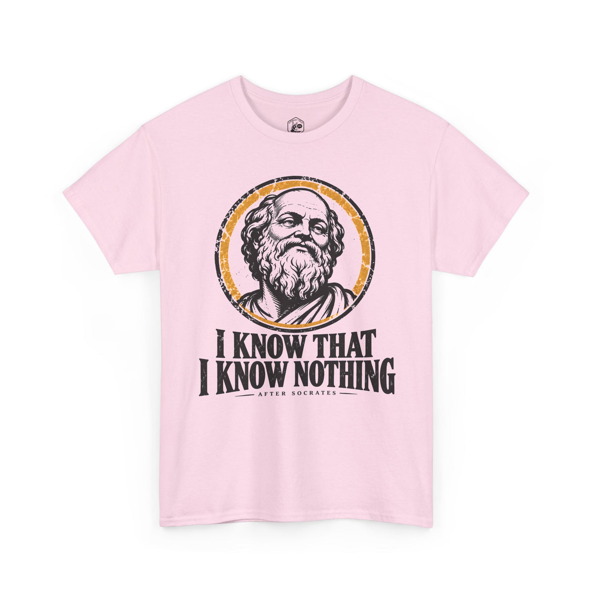 I Know That I Know Nothing Socrates T-shirt – Donkey Talk graphic tee