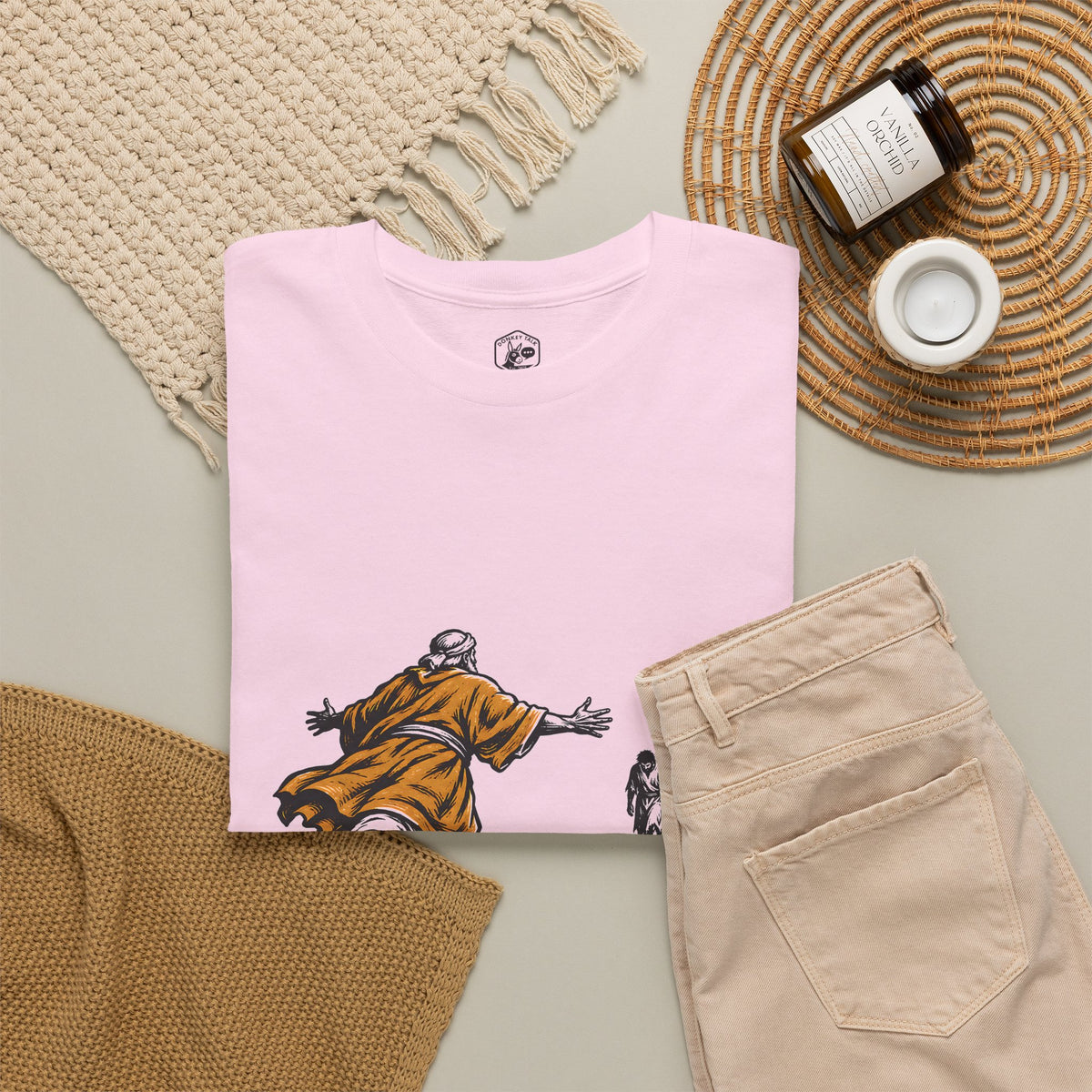 He Ran T-Shirt | Luke 15:20 Prodigal Son Christian Graphic Tee