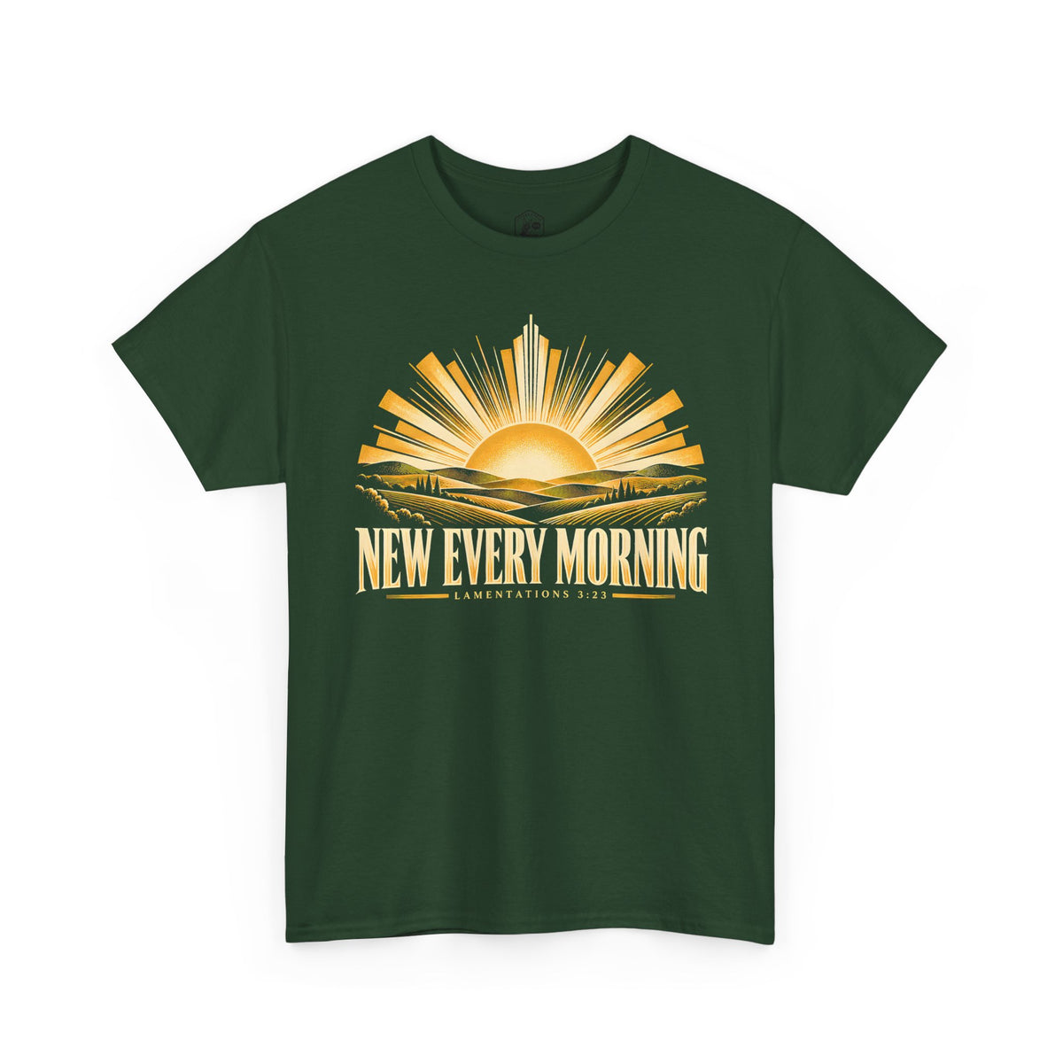New Every Morning Lamentations 3:23 T-shirt – Donkey Talk graphic tee