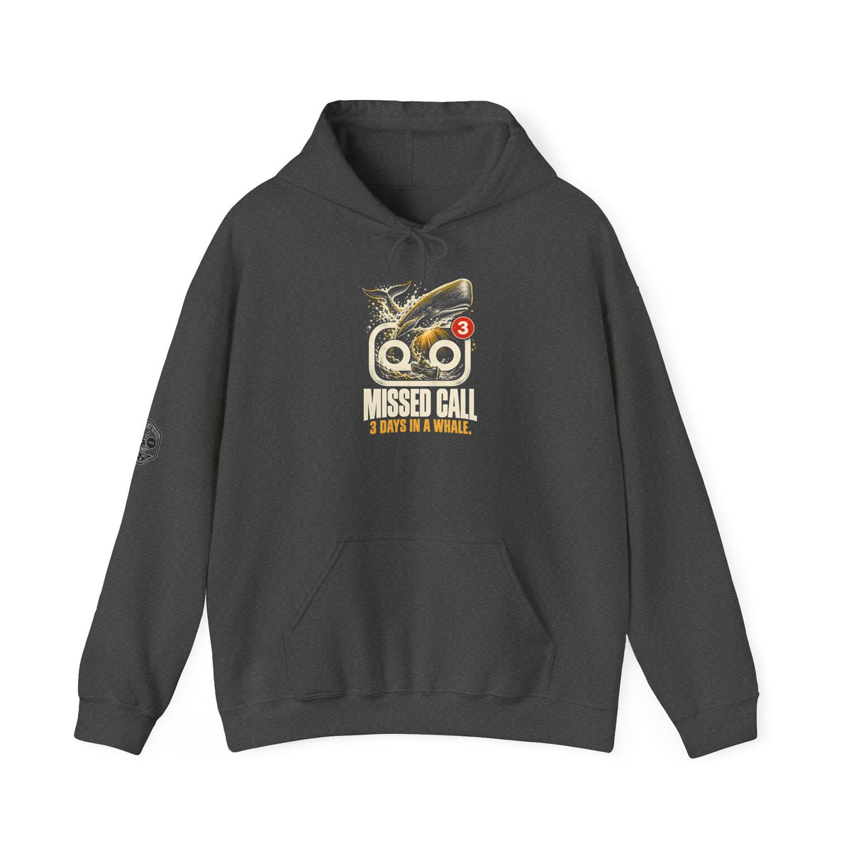 Missed Call 3 Days in a Whale Hoodie | Jonah Funny Christian Humor Hoodie