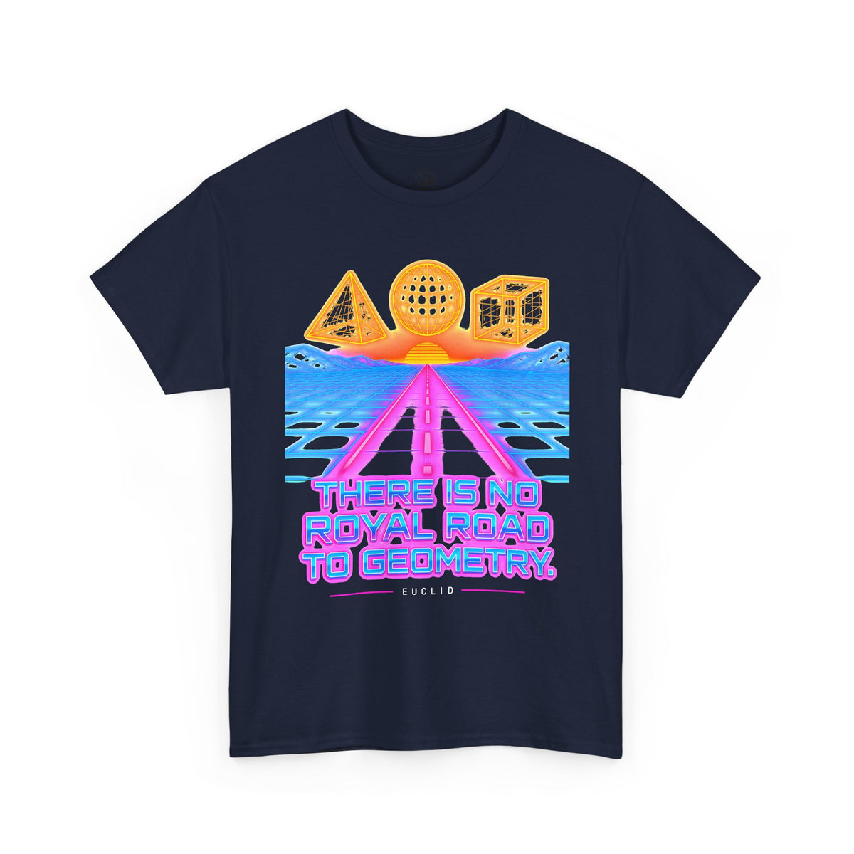 No Royal Road to Geometry Wireframe T-shirt – Donkey Talk graphic tee