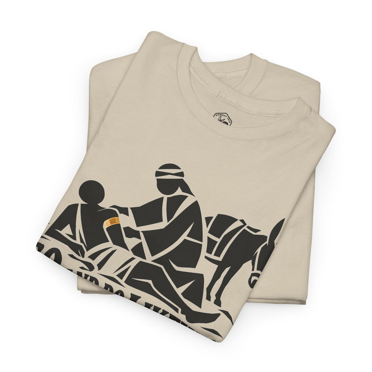 Go and Do Likewise Woodcut T-shirt – Donkey Talk graphic tee
