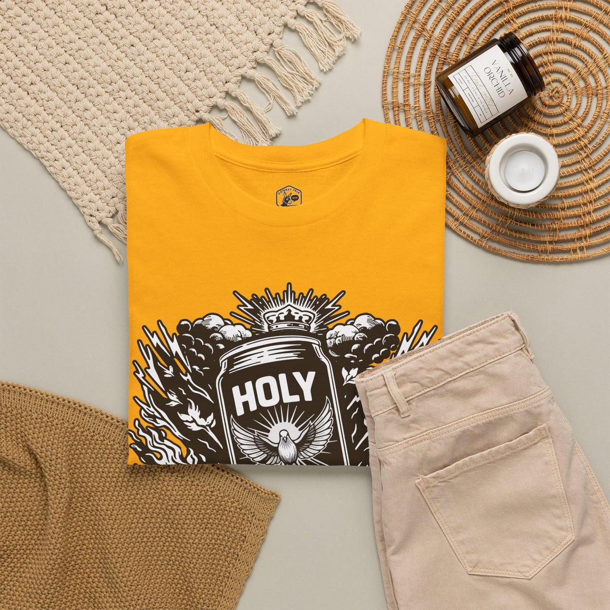 Holy Spirit Energy Acts 1:8 Christian graphic tee – Donkey Talk