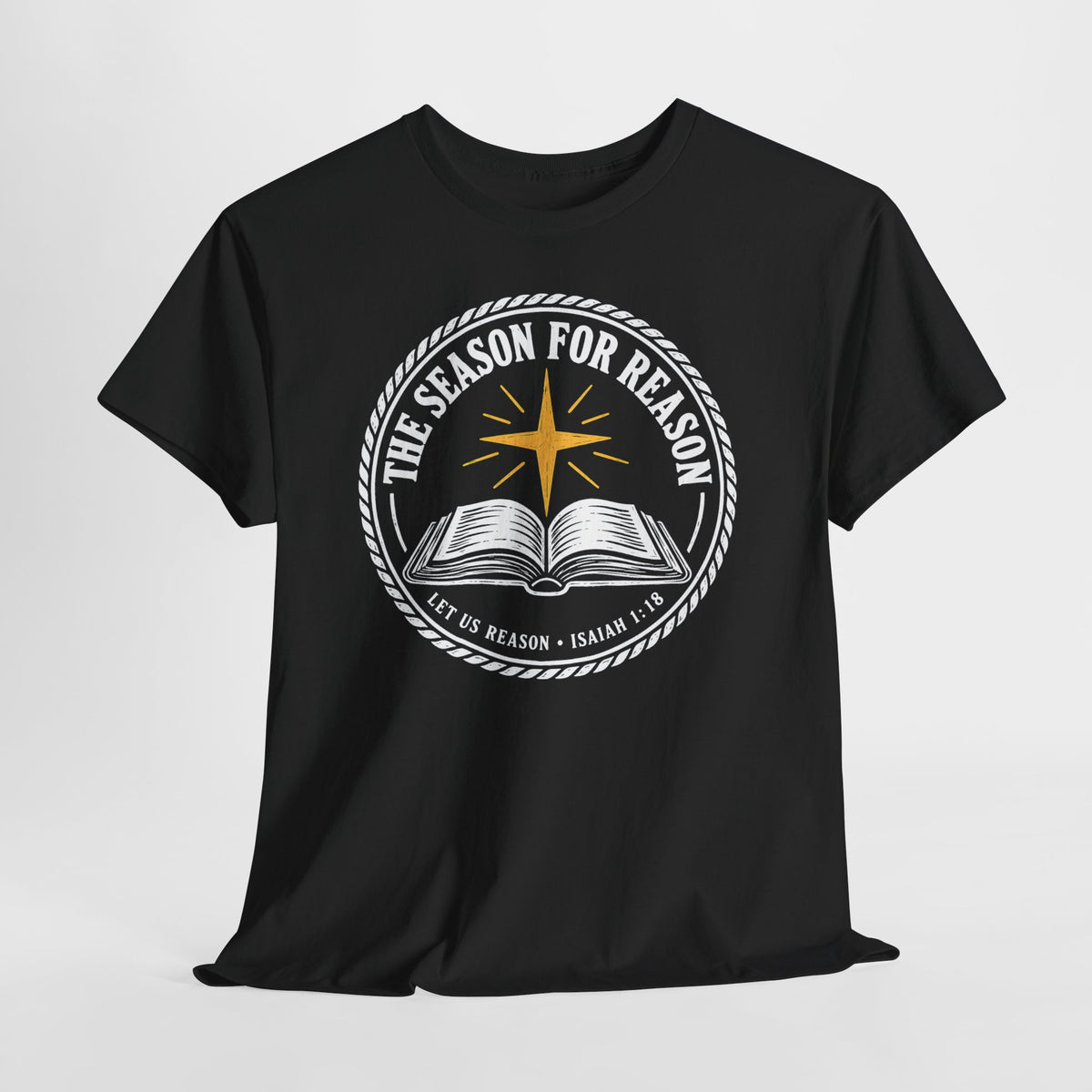 The Season for Reason Christmas T-shirt – Donkey Talk graphic tee