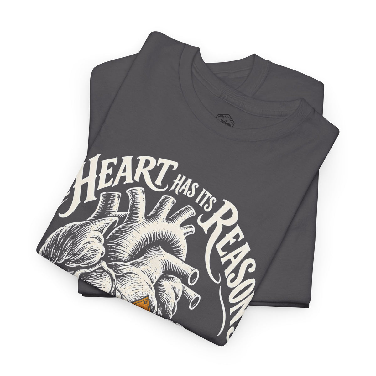 The Heart Has Its Reasons Pascal T-shirt – Donkey Talk graphic tee