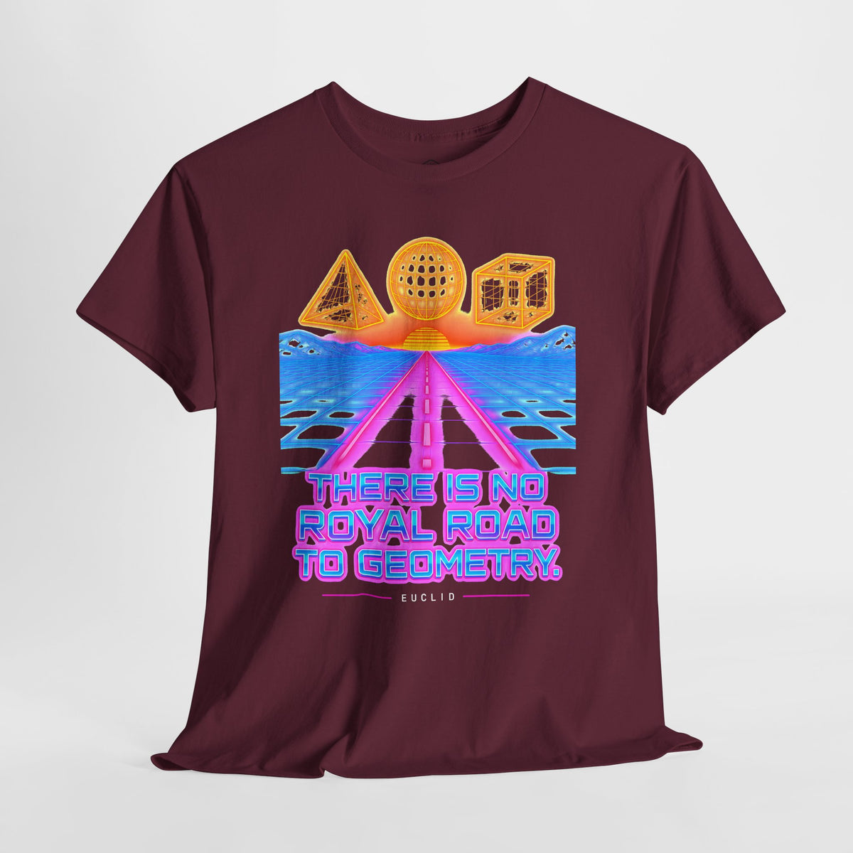 No Royal Road to Geometry Wireframe T-shirt – Donkey Talk graphic tee