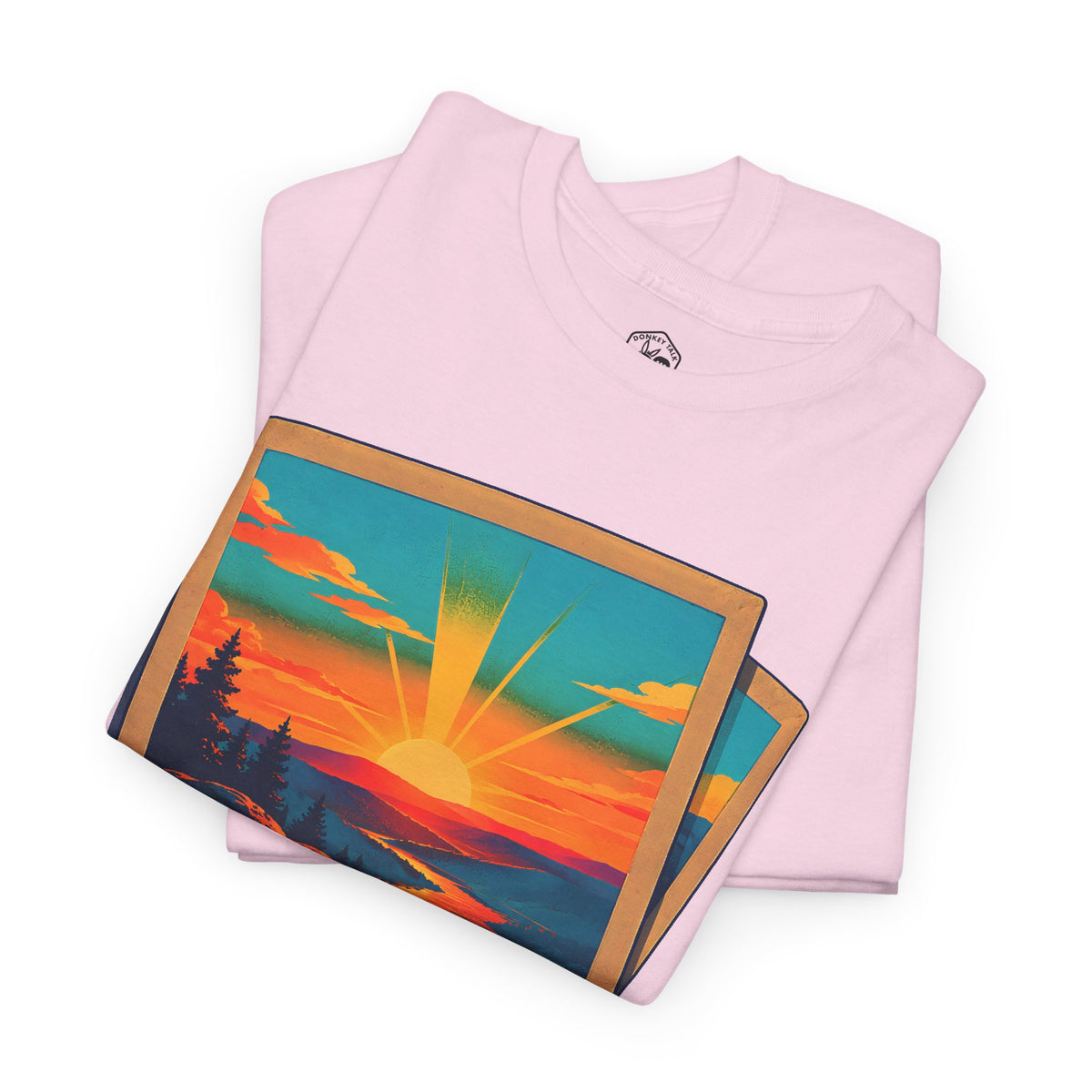 C.S. Lewis Sunrise Instant Photo T-shirt – Donkey Talk graphic tee