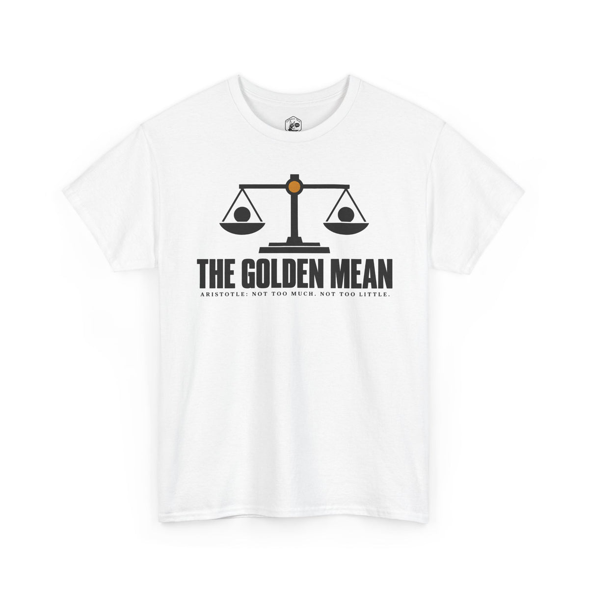 The Golden Mean Aristotle T-shirt – Donkey Talk graphic tee