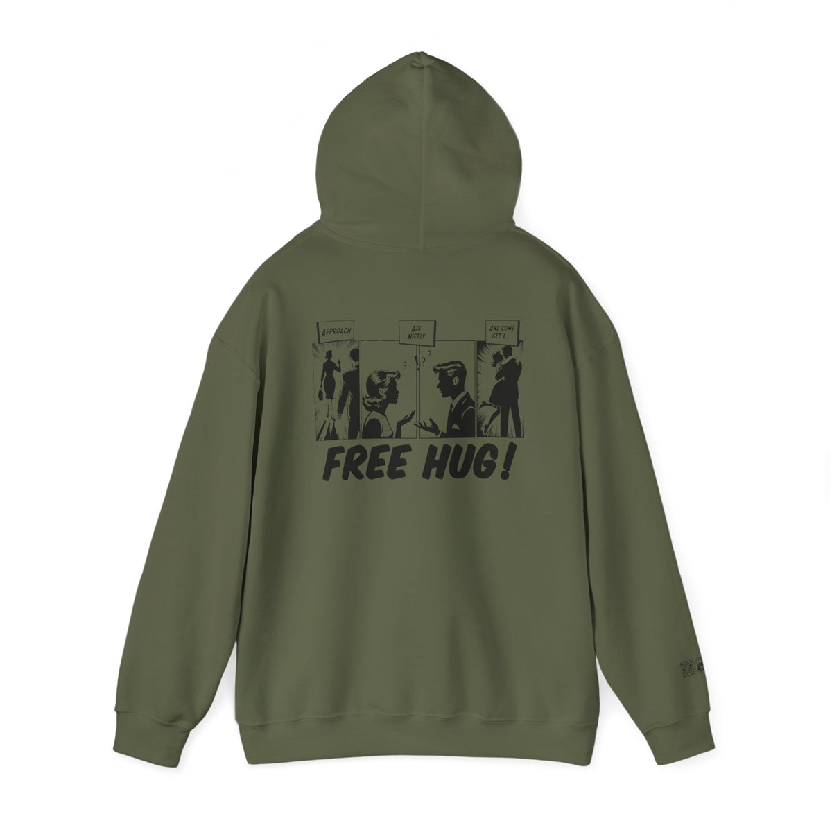 Free Hug Day and A Big Hug hooded sweatshirt – Donkey Talk