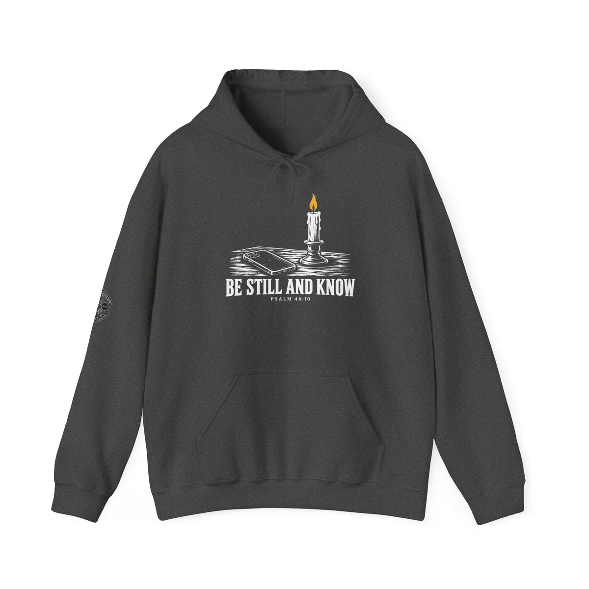 Be Still and Know Hoodie | Psalm 46:10 Christian Graphic Hoodie
