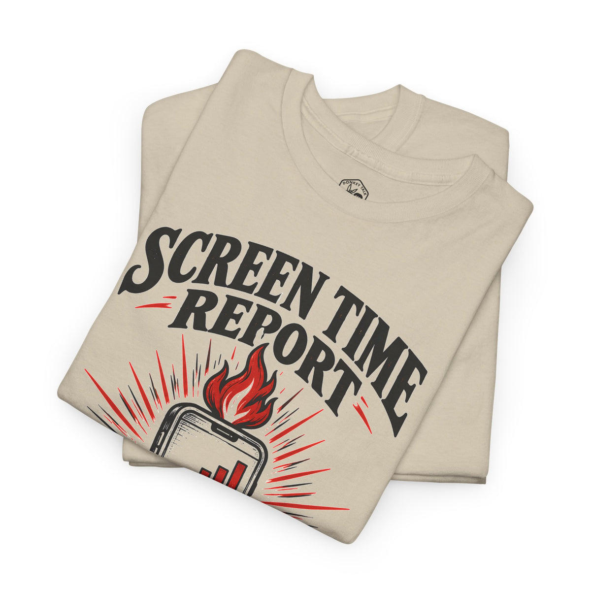 Screen Time Report Father I Have Sinned T-shirt – Donkey Talk graphic tee