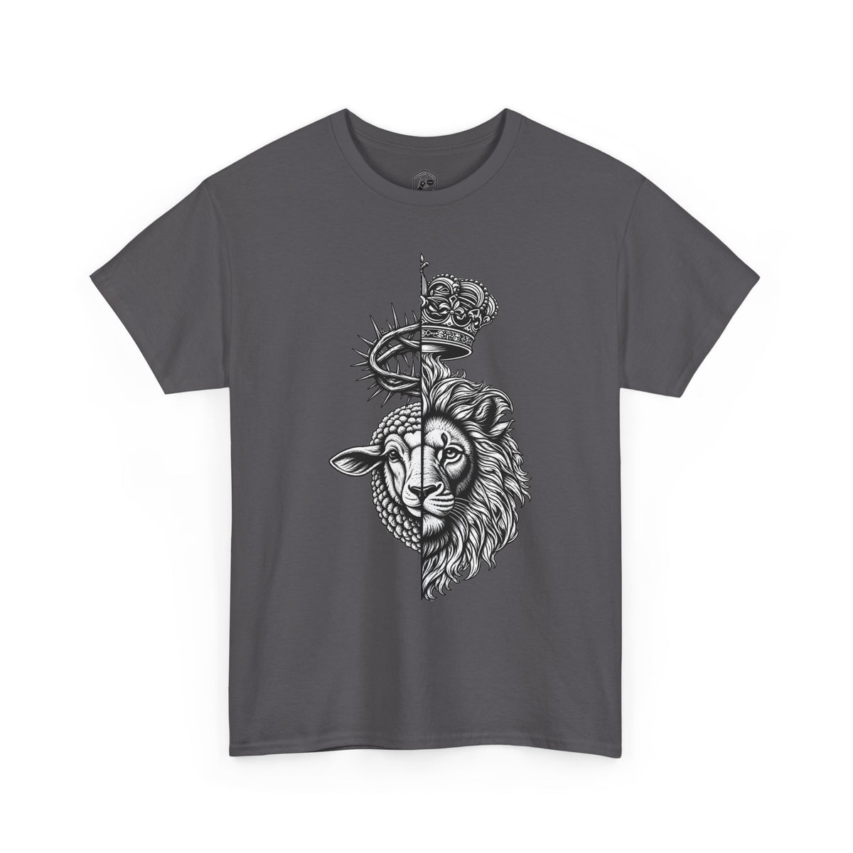 T-shirt chrétien Lion & Agneau | T-shirt graphique de foi audacieuse