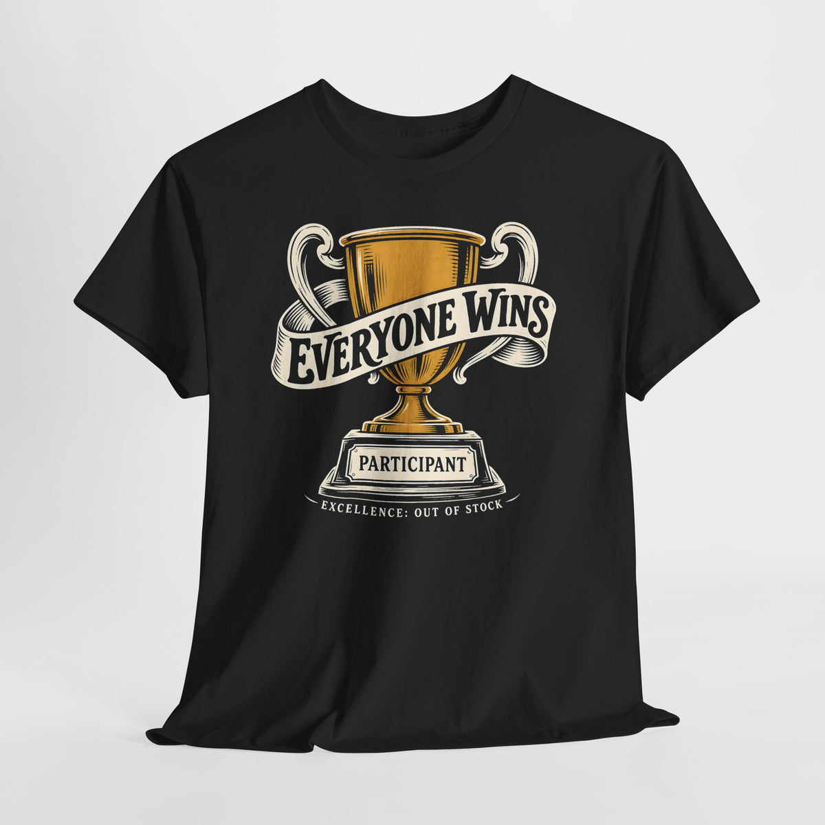 Everyone Wins Participant Trophy T-shirt – Donkey Talk graphic tee
