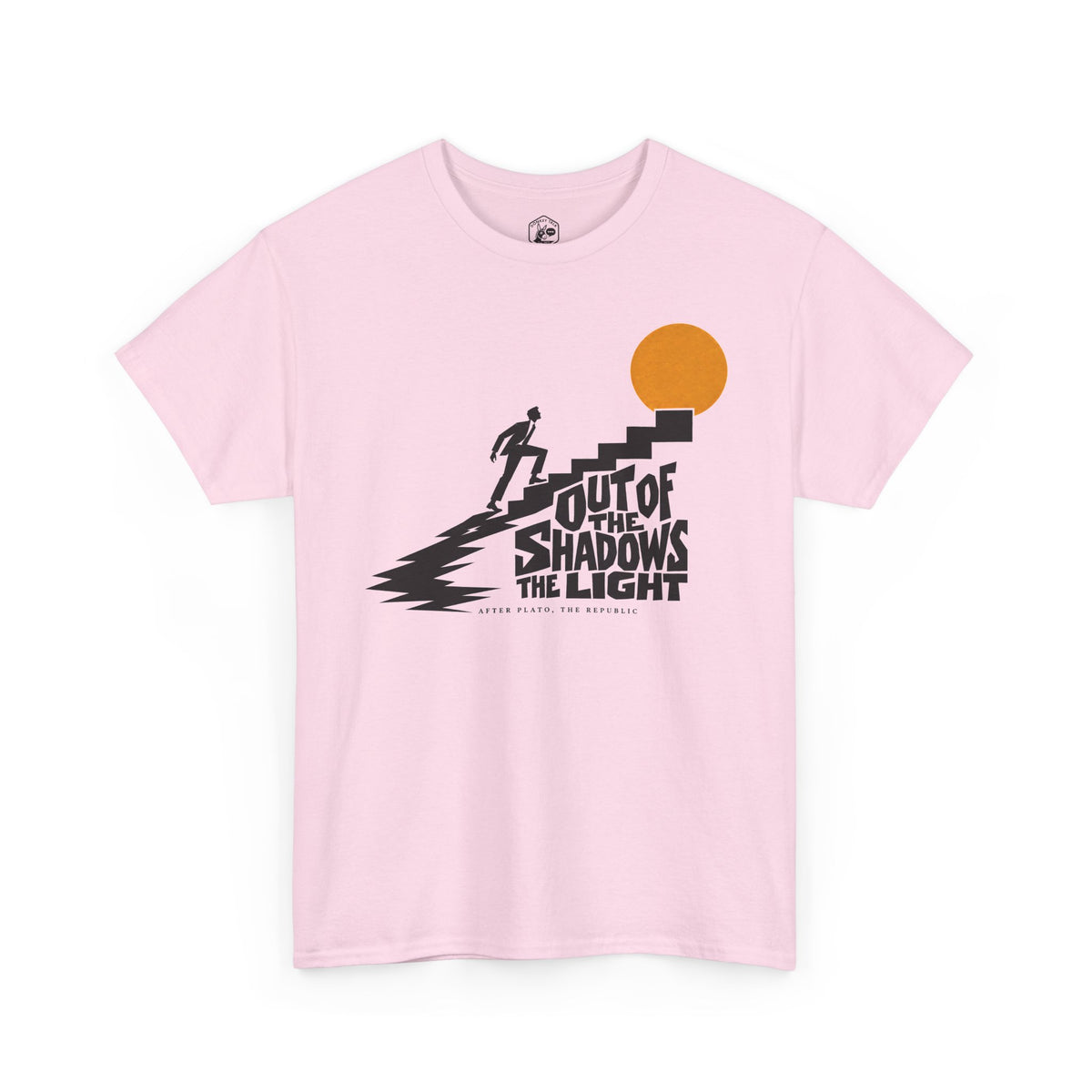 Out of the Shadows Into the Light Plato T-shirt – Donkey Talk graphic tee