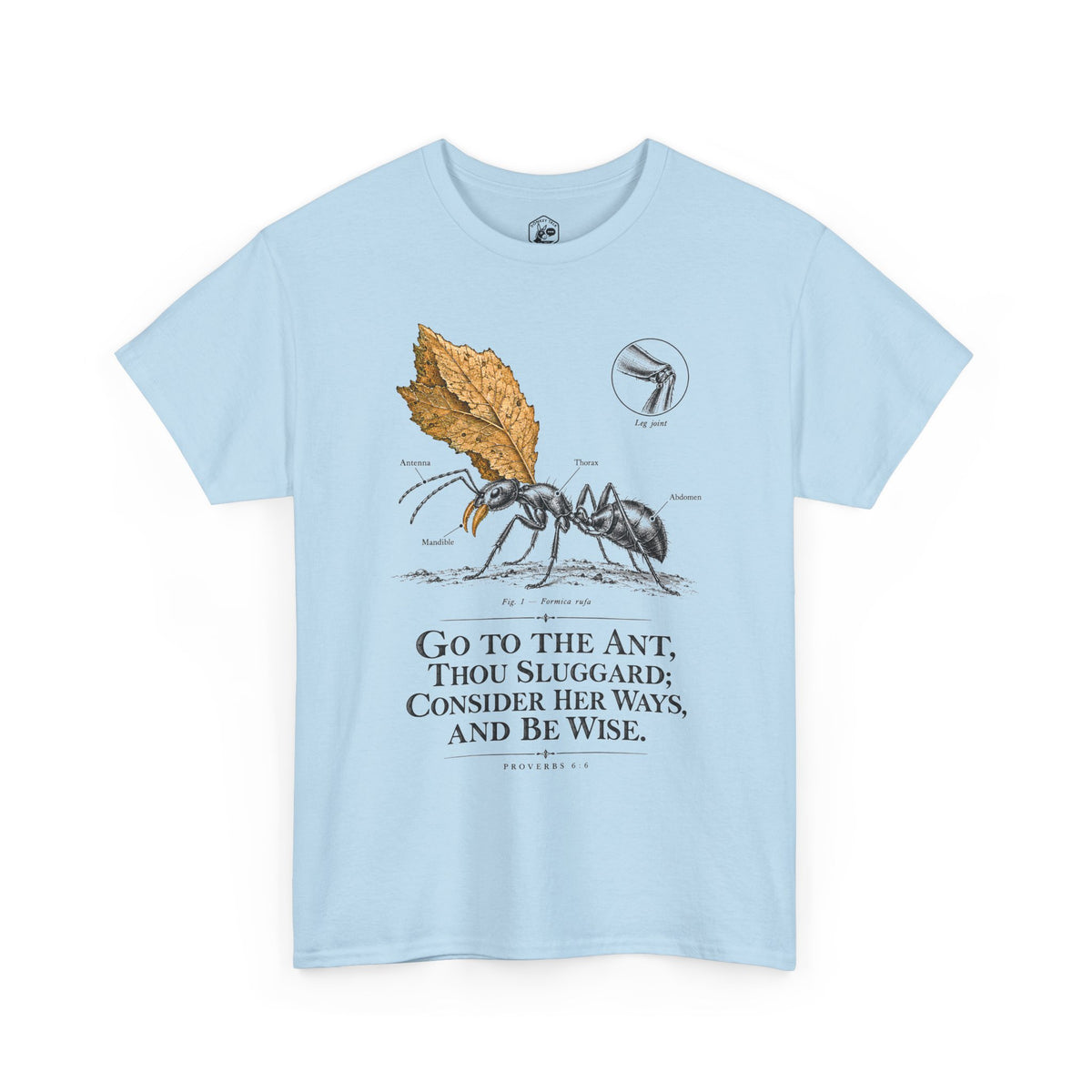 Go to the Ant Engraving T-shirt – Donkey Talk graphic tee