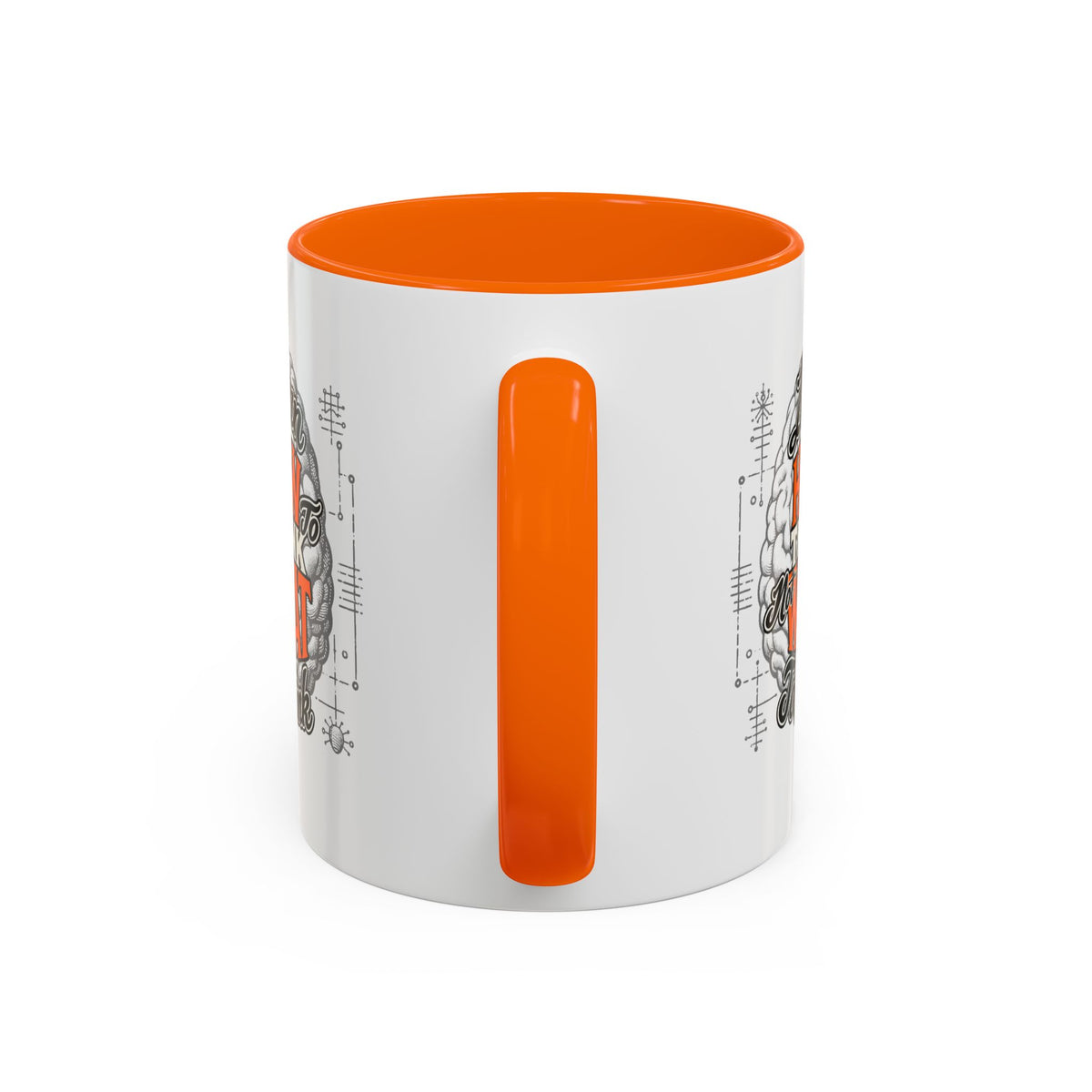 Taza de café con acento: "Aprende a pensar, no qué pensar", taza con frase inspiradora